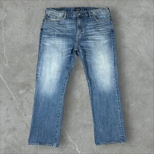 Lucky Brand 181 Relaxed Straight Fit Mens Size 44x34 Blue Denim Y2K Jeans